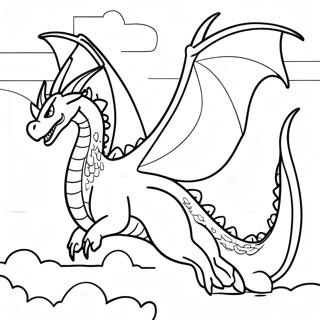 Kral Ghidorah Letajici Na Obloze Omalovanka 86955 27583