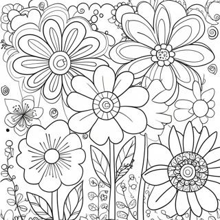 Omalovanka S Kvetinovou Zahradou Fixem 87443 27956