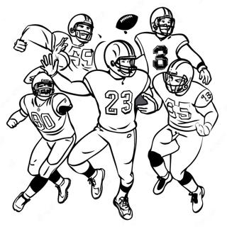 Vzrusujici Hraci Superbowl 2024 Omalovánky