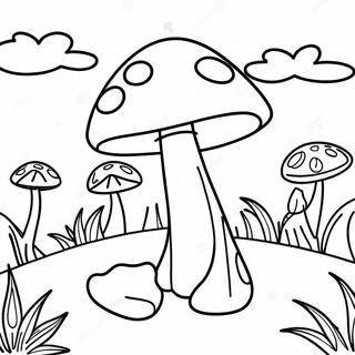 Groovy Houbova Krajina Omalovanka 87827 28253