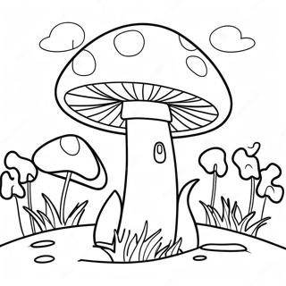 Groovy Houbova Krajina Omalovanka 87827 28434