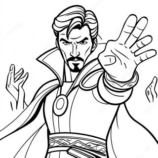 Omalovanka Doctor Strange Kouzlici 87928-28326