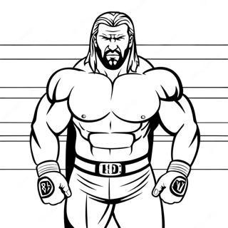 3d Triple H V Ringu Omalovanka 87957 28360