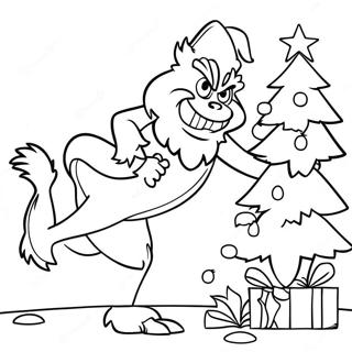 Grinch Kradouci Vanocni Stromecek Omalovanka 8838-576