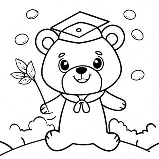 Roztomily Medved K Maturite V Materske Skole Omalovanka 88674-29083