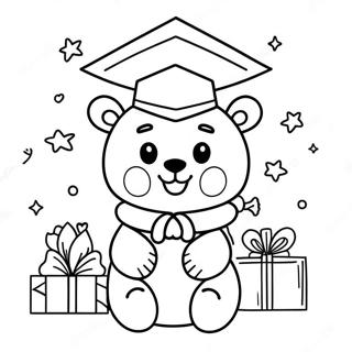 Roztomily Medved K Maturite V Materske Skole Omalovanka 88674-29084