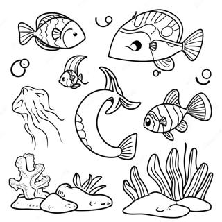 Barevny Oceansky Ekosystem Omalovanka 88701-29105