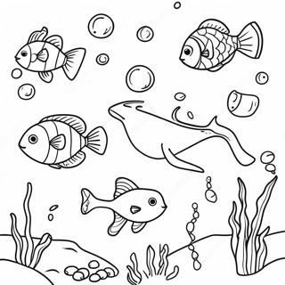 Barevny Oceansky Ekosystem Omalovanka 88701-29106