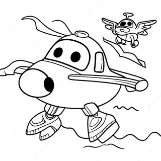 Omalovanka Super Wings Letajici Dobrodruzstvi 89214-29500