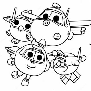 Omalovanka Super Wings Tymova Prace 89215 29504