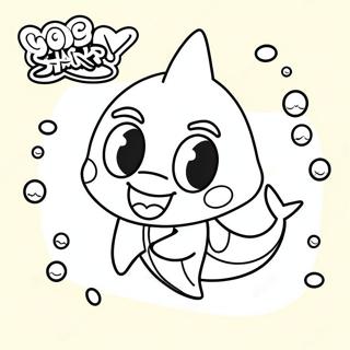 Rozkosny Bebe Zralok Se Slunecnimi Brylemi Omalovanka 8929-110