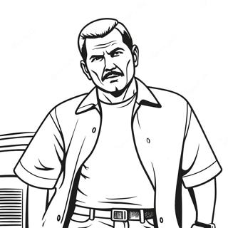 Postava Gta V Akci Omalovanka 89421-29660