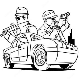 Scena Loupeze Gta Omalovanka 89424-29670