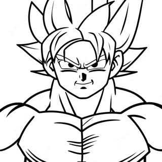 Goku Ultra Instinct Omalovanka 89729-29894