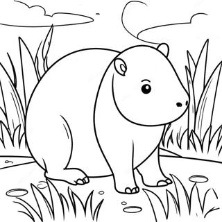 Kapybara Ji Travu Omalovanka 90328-30369