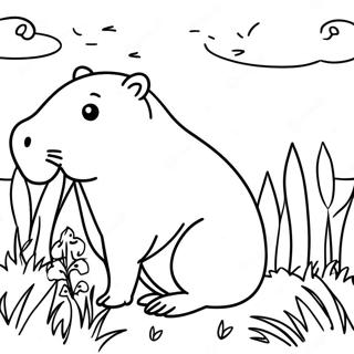 Kapybara Ji Travu Omalovanka 90328-30371