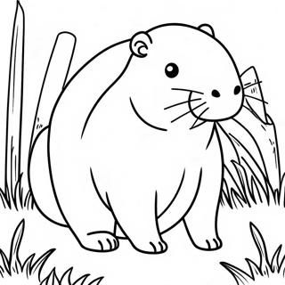 Kapybara Ji Travu Omalovanka 90328-30372