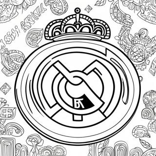 Omalovanka Loga Real Madrid 90814-30738