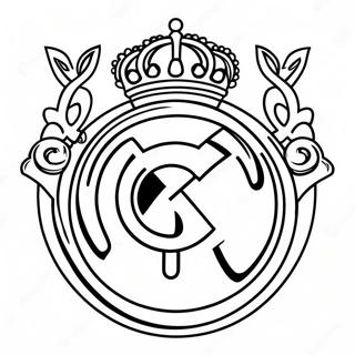 Omalovanka Loga Real Madrid 90814-30739