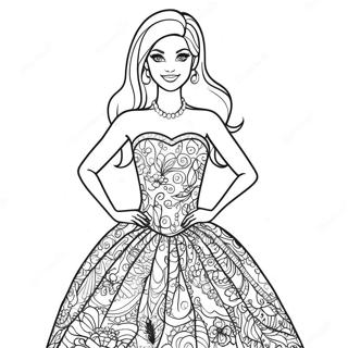 Omalovanka Barbie V Trpytivych Satech 90865-30780