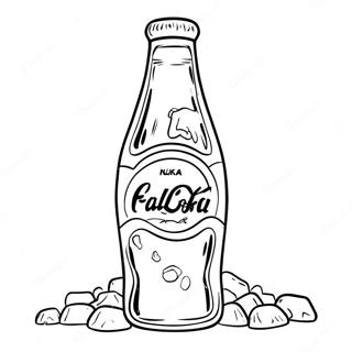 Omalovanka Fallout Nuka Cola Lahev 91098 31034