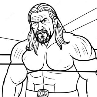 Omalovanka Triple H V Ringu 91125-30991