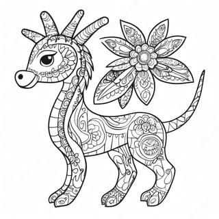 Barevna Omalovanka Alebrije 91252-31146