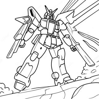 Omalovanka Bitvy Gundam 91380-31245