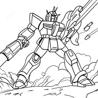 Omalovanka Bitvy Gundam 91380-31248