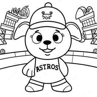 Omalovanka Maskota Astros 91864-31631