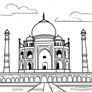 Impozantni Omalovanka Taj Mahalu 91890 31654