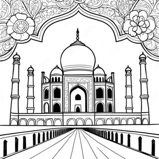 Impozantni Omalovanka Taj Mahalu 91890 31655