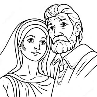 Omalovanka Abrahama A Sary 93406-32831