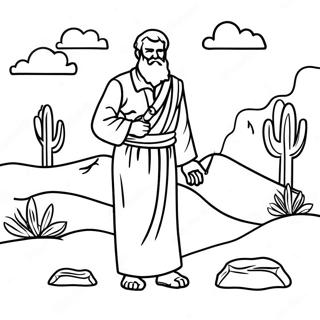 Omalovanka Abrahama Na Pousti 93407-32836