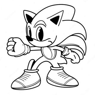 Sonic V Strasidelnem Kostymu Omalovanka 93534-32926