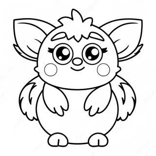 Roztomily Furby S Velkyma Ocima Omalovanka 94100-33365