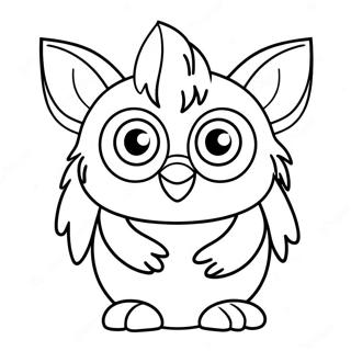 Roztomily Furby S Velkyma Ocima Omalovanka 94100-33366