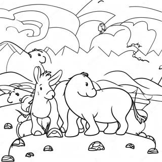 Omalovanka Barevne Sceny Z Filmu Migrace 94332-33618