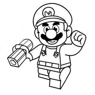 Lego Mario Omalovánky