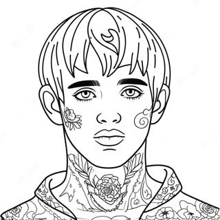 Lil Peep Omalovánky