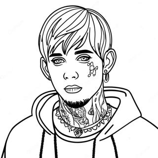 Omalovanka Lil Peep 94408-33816