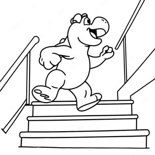 Omalovanka Rocky Bezi Po Schodech 94437 33847