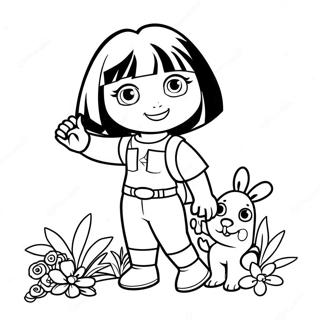 Dora A Boty Omalovánky