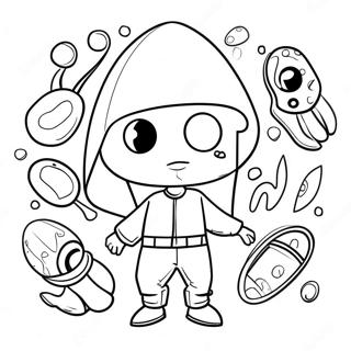 Omalovanka Maskovaneho Strazce Ze Squid Game 94799 34109