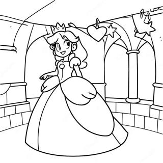 Omalovanka Princezna Peach V Kouzelnem Zamku 95234-34446