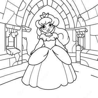 Omalovanka Princezna Peach V Kouzelnem Zamku 95234-34447