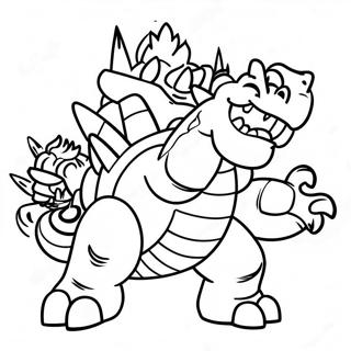 Omalovanka Vzrusujici Bitva S Bowserem 95235-34449