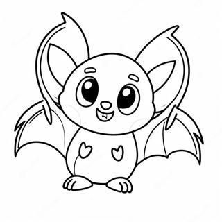 Roztomily Netopyr Na Halloween Omalovanka 95259-34462