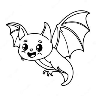 Letajici Netopyr Na Halloween Omalovanka 95262 34476