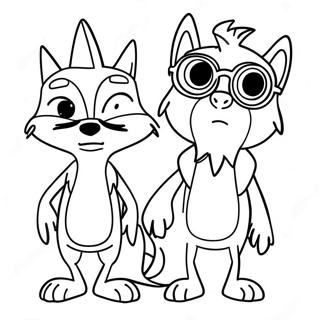 Omalovanka Dobrodruzstvi Mordecaie A Rigbyho 95665-34819